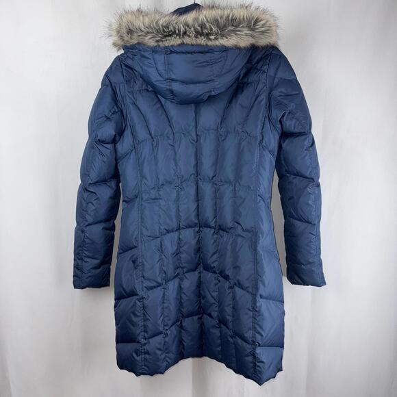 Eddie Bauer Women's 650 FP Faux Fur Lodge Down Coat - Med - Picture 4 of 9